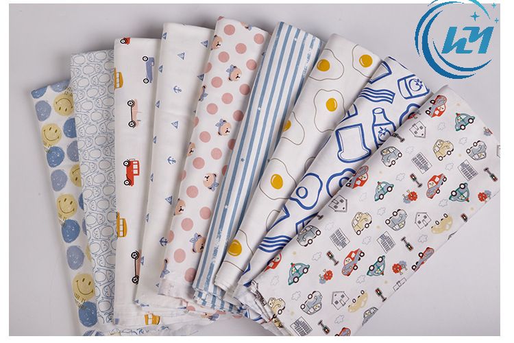 40s combed 100% cotton printed fabric baby sleeping bag pajama towel pillowcase fabric