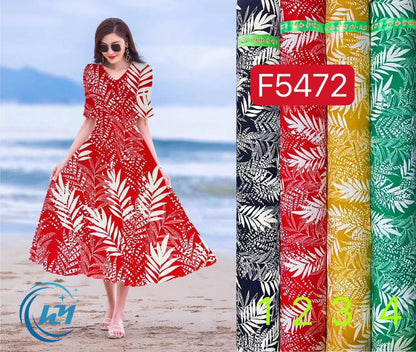 100% Rayon Printing Fabric for T-shirt and Dress