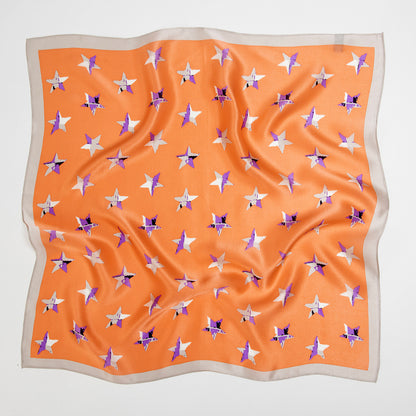 Customizable Pure Silk Square Scarf 53x53cm - Elegant Mulberry Silk Bandana for Women