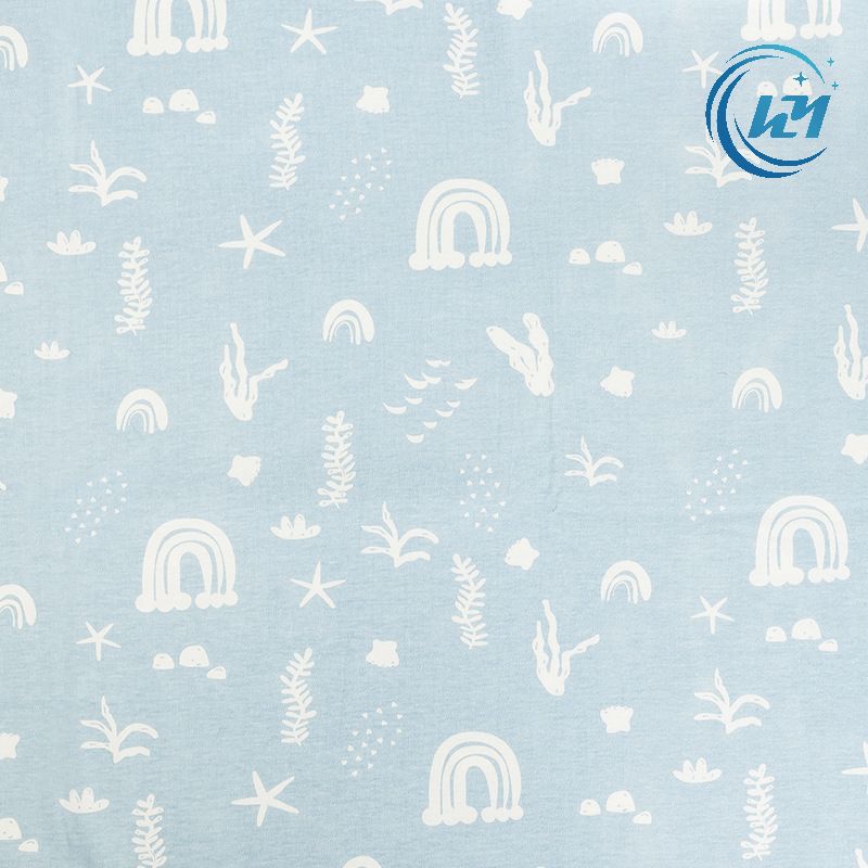 40s combed 100% cotton printed fabric baby sleeping bag pajama towel pillowcase fabric