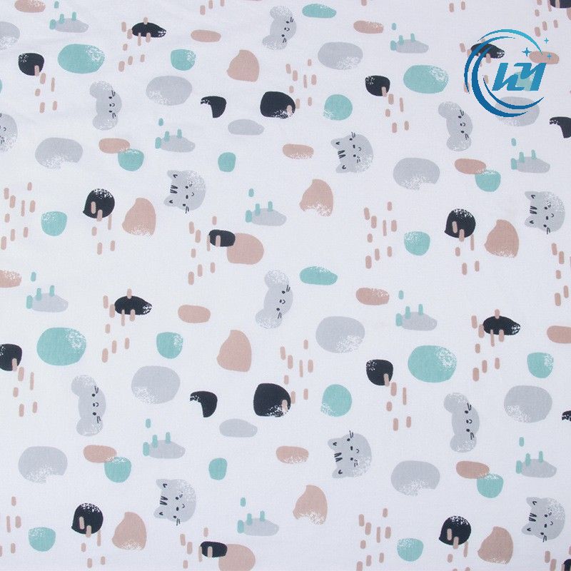 40s combed 100% cotton printed fabric baby sleeping bag pajama towel pillowcase fabric